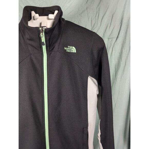 The North Face Women's Flight Series Jacket Teal And Green Full Zip Pockets Sz L - Picture 2 of 10